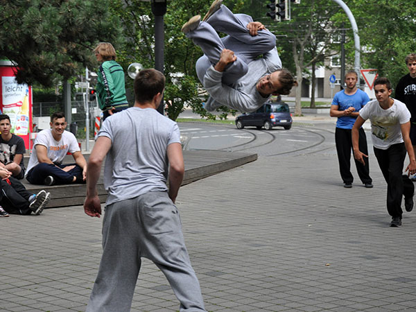 Parkoursshow 3