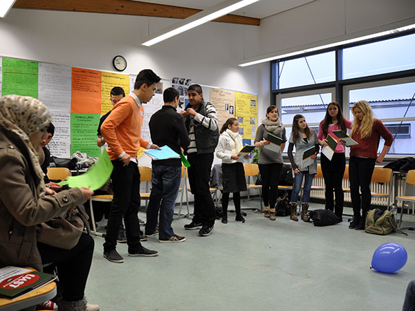 Messe warm-up mit der Agentur für Arbeit im Jg. 10 (b) - BerufeBingo