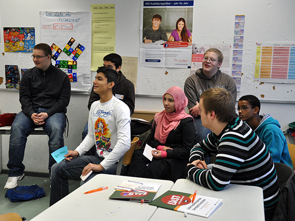 Messe warm-up mit dem BWHW im Jg. 10 (c) - Berufeactivity