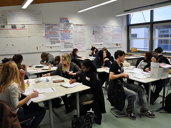 Messe warm-up mit dem Forum Beruf im Jg. 10 (a) - Stärken-Analyse