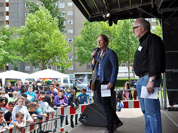 Eröffnung mit Barbara Akdeniz und Heribert Varelmann