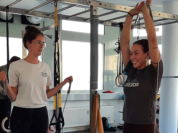 Marlen und Sema in Aktion