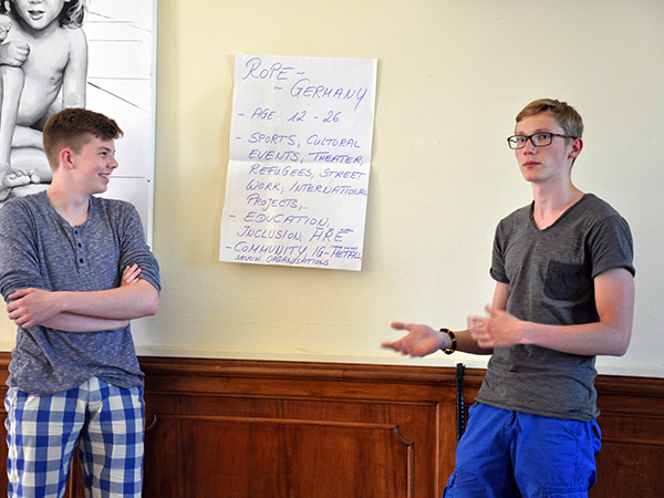 Yann and Christopher representing ROPE