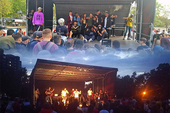 Kranichstein wie es tanzt und rappt