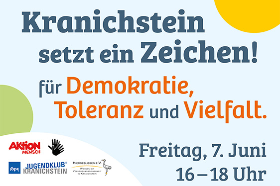 Kranichstein setzt ein Zeichen! 