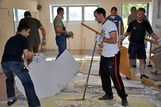 Freiwilligentag im JugendKlub Kranichstein