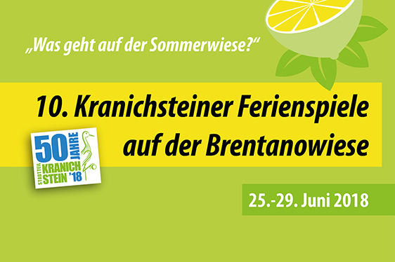 Kranichsteiner Ferienspiele im Jubiläumsjahr 2018