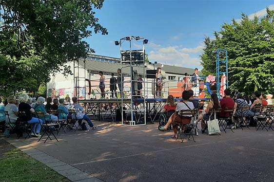 Das Staatstheater Darmstadt am JKK