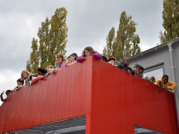 Der Blick vom "roten Balkon"