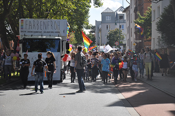 Wir auf dem CSD Darmstadt 2017