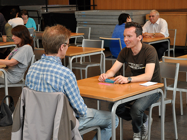 Lebendes Buch im Gespräch