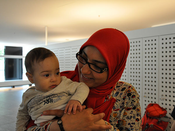 Der jüngste Besucher