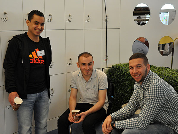 Nabil, Yusuf und Max