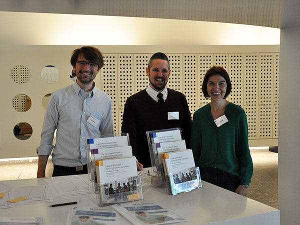 Christian, Max und Kerstin vom LB-Team