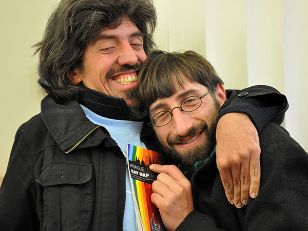 Axel & Ugur (with Prague Gay Map)
