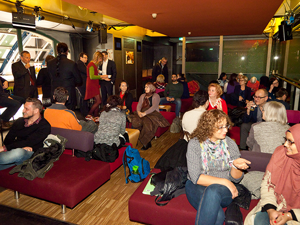 Get-together in der Lounge der Centralstation Darmstadt