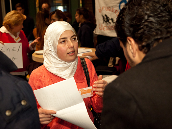 Idee und Ablauf der Lebenden Bibliothek zu vermitteln.