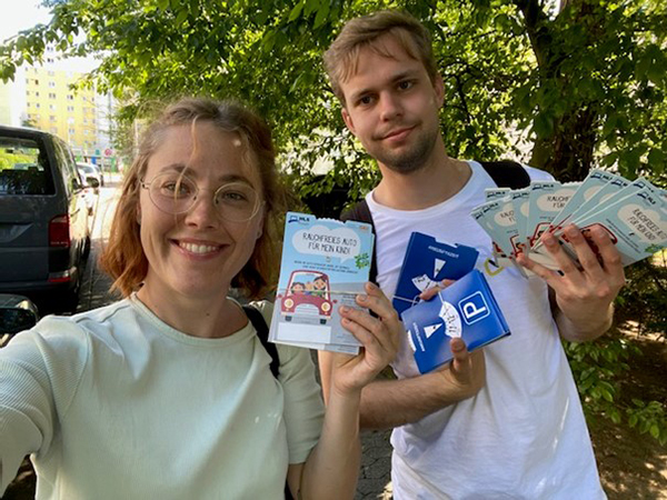 Michelle Denk & Till Kattge präsentieren die Parkscheiben