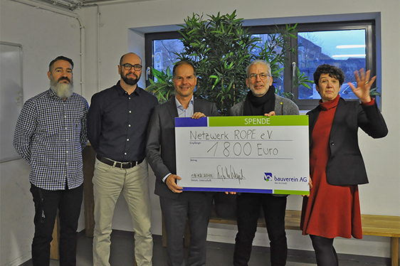 Weihnachtsspende für ROPE 