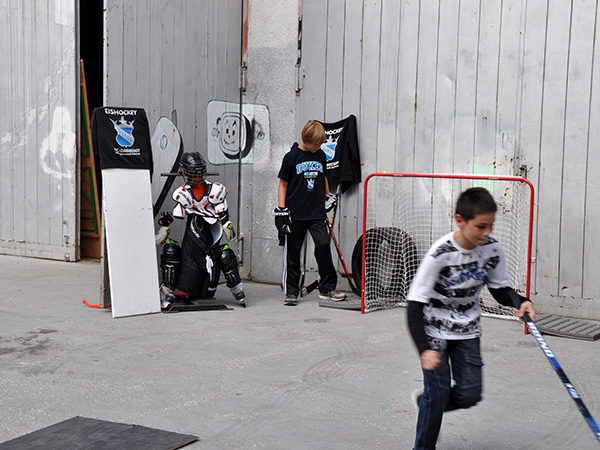 Torschuss&shy;training des ESC Darmstadt I