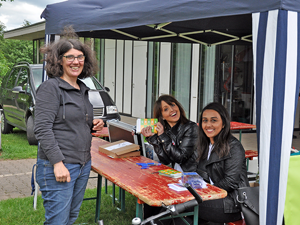 "SPOWIE"-Info-Team kurz vor dem Start