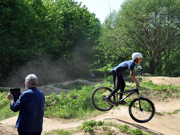 Spektakuläre Sprünge