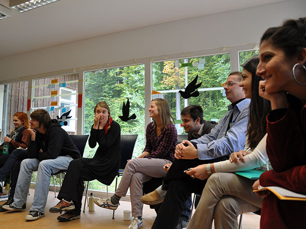 Participants in the seminar room