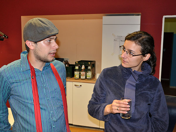 Tzanko (on his birthday) and Jolita