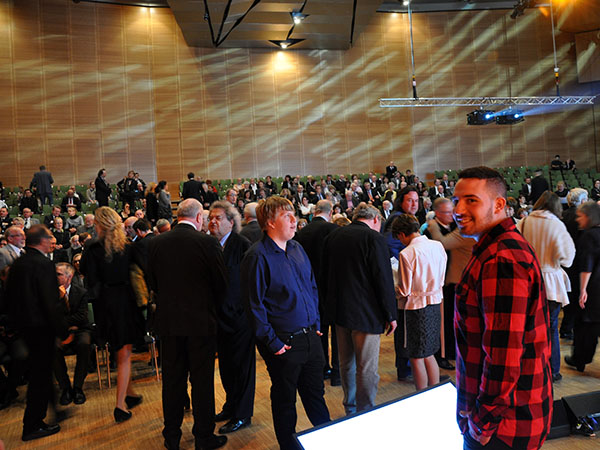 Prominenz im Kongresszentrum "darmstadtium" 
