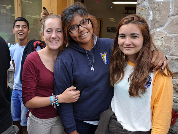 Girlfriends and a boy