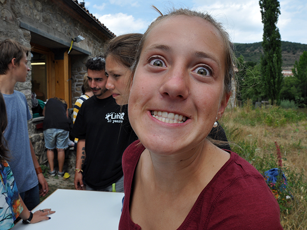 Gleaming white teeth